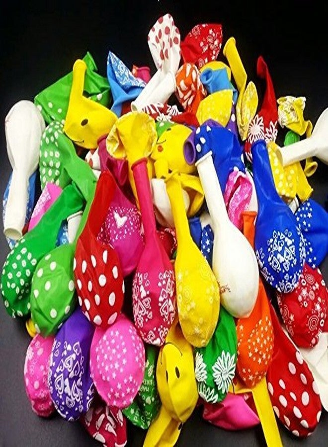 3A Featuretail Assorted Printed Toy Balloons (Pack of 50) for Birthday Party Decoration - Image 2